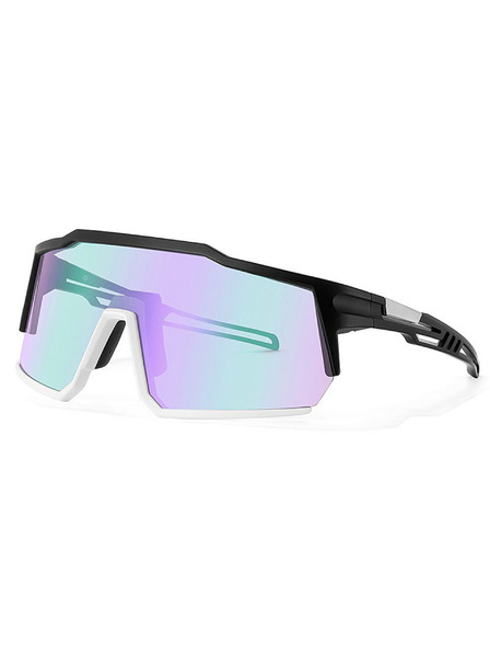 VEYREY VeyRey Sport-Sonnenbrillen Adha schwarze Fassung violette Gläser