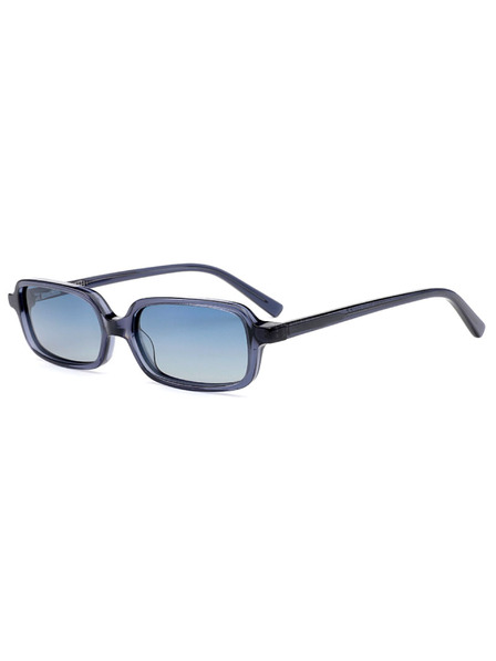VEYREY VeyRey eckige Acetat-Polarisationssonnenbrillen Ogo blaue Fassung blaue Gläser