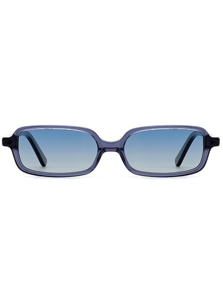 VEYREY VeyRey eckige Acetat-Polarisationssonnenbrillen Ogo blaue Fassung blaue Gläser