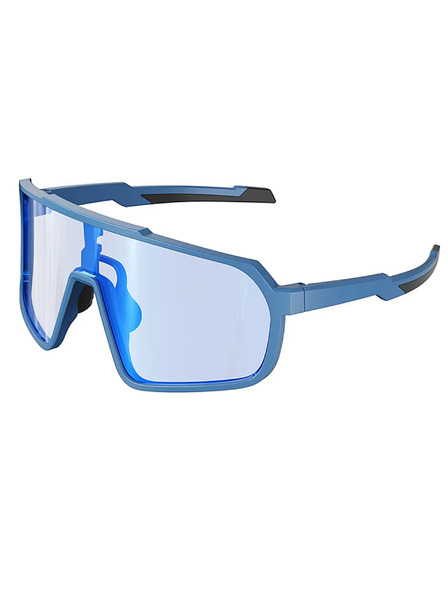 VEYREY VeyRey Sport-Sonnenbrille photochrom Jist blaue Fassung hellblaue Gläser