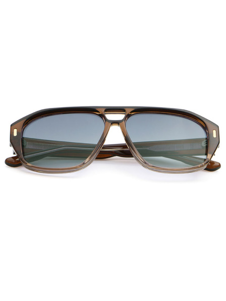 VEYREY VeyRey Pilotensonnenbrille Prexail brauner Rahmen schwarze Gläser