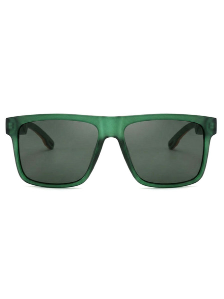 VEYREY VeyRey Nerd-Sonnenbrille polarisiert Surance grüner Rahmen schwarze Gläser