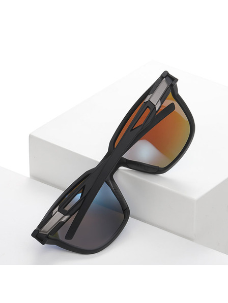 VEYREY VeyRey Sportsonnenbrille polarisiert Nuf grauer Rahmen grüne Gläser