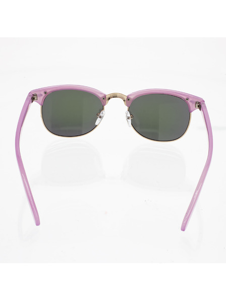 OEM OEM Damen-Halbrandsonnenbrille Grow transparenter Rahmen dunkelblau Gläser