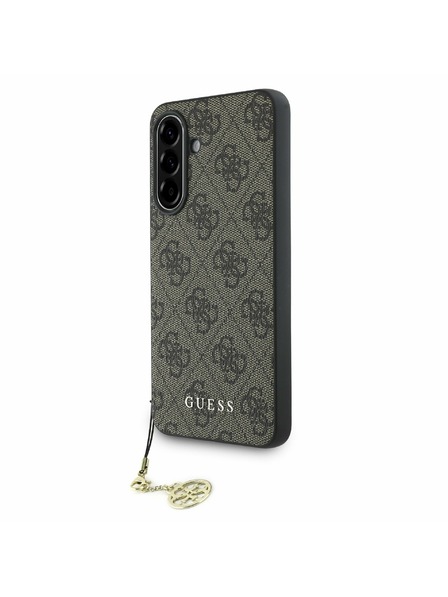 Guess Guess 4G Charm Rückseitenschutz für Samsung Galaxy A56 Braun