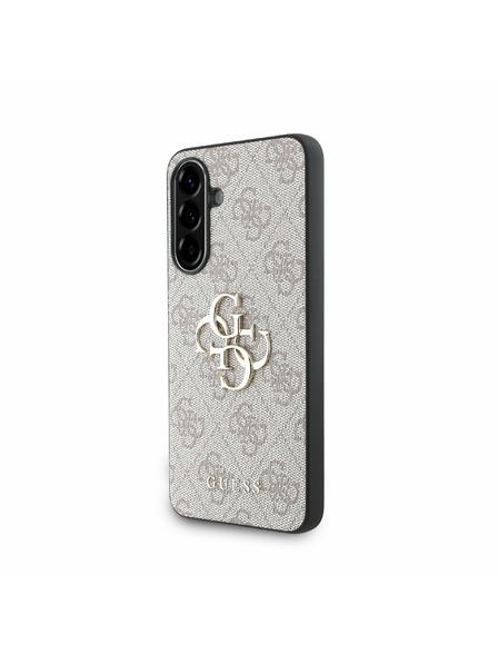 Guess Guess PU 4G Metal Logo Rückseitenschutz für Samsung Galaxy A56 Rosa