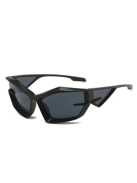 VEYREY VeyRey Unisex Futuristische Calictor Sonnenbrille Schwarz Universal