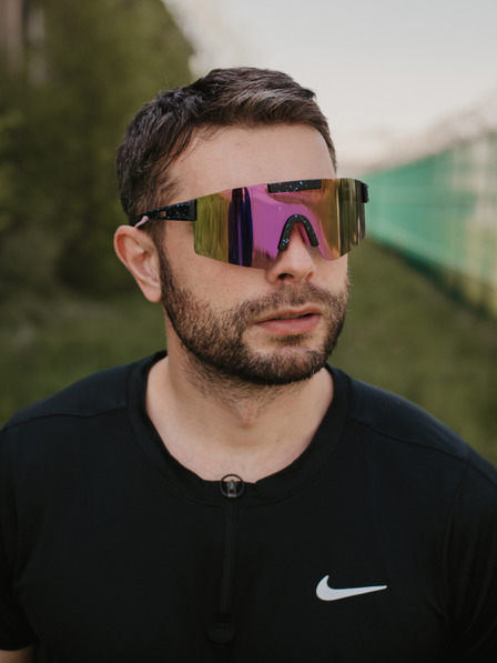 VEYREY Lila unisex polarisierte Sport-Sonnenbrille VeyRey Sesto