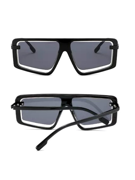 VEYREY Schwarze unisex VeyRey Oversize Jonas Sonnenbrille