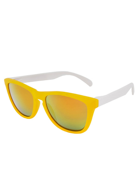 VEYREY VeyRey Nerd Cool Gelb-Weiß Sonnenbrille