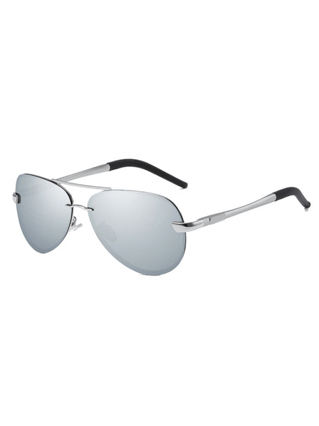 VEYREY VeyRey Laudin polarisierte Sonnenbrille in Silber