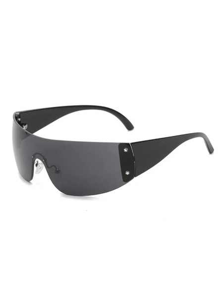 VEYREY Schwarze Unisex-Sonnenbrille VeyRey Binneon