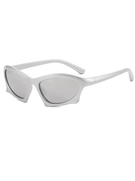 VEYREY Weiße Unisex-Sonnenbrille VeyRey Narel