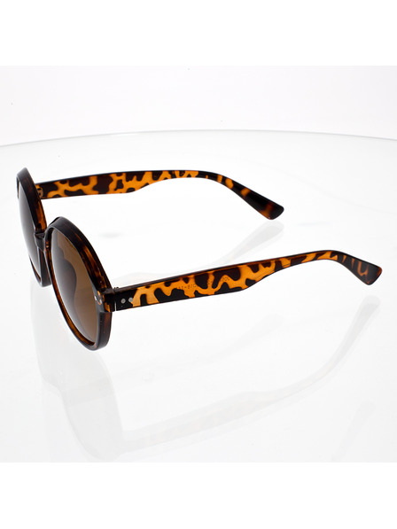 OEM OEM Damen Sonnenbrille Oversize Bugs Leopard