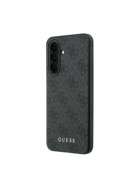 Guess Guess PU 4G Metal Classic Logo Rückseite für Samsung Galaxy A37 Grey