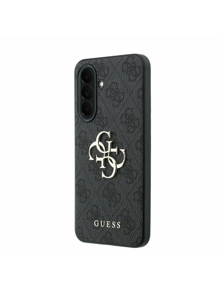 Guess Guess PU 4G Metal Logo Rückseite für Samsung Galaxy A37 Grey