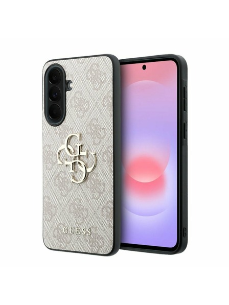 Guess Guess PU 4G Metal Logo Rückseite für Samsung Galaxy A37 Pink