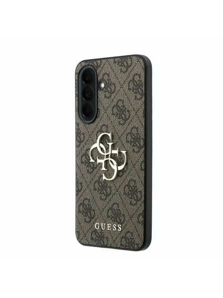 Guess Guess PU 4G Metal Logo Rückseite für Samsung Galaxy A37 Brown