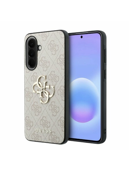Guess Guess PU 4G Metal Logo Rückseite für Samsung Galaxy A57 Pink