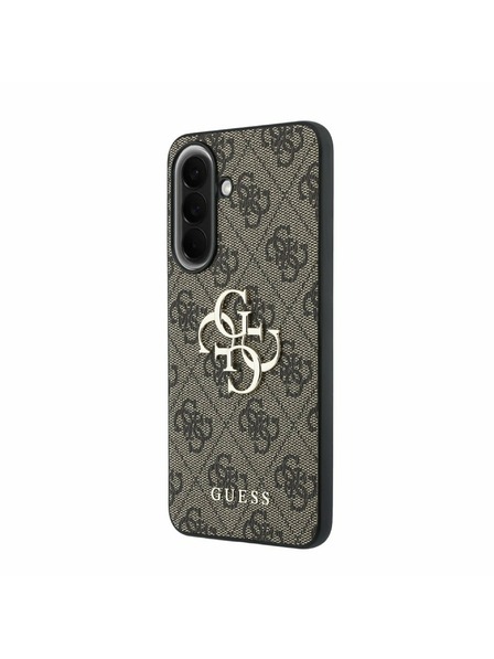 Guess Guess PU 4G Metal Logo Rückseite für Samsung Galaxy A57 Brown