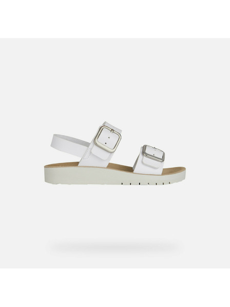 Geox Weiße Mädchen-Sandalen Geox Costarei