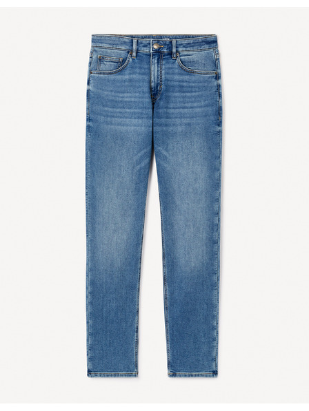 Celio Blaue Herren Straight Fit Jeans Celio C15 Stlmaille