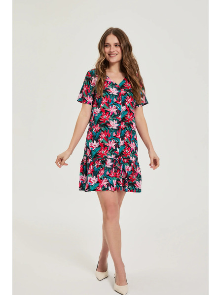 Moodo Viskosekleid mit Blumenmuster Moodo