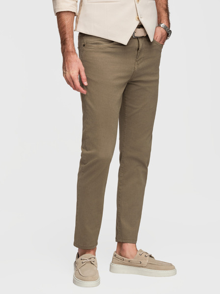 Ombre Clothing Herren-Chino-Hose maßgeschneidert - olivgrün V3 O1523 Ombre Clothing