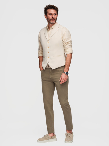 Ombre Clothing Herren-Chino-Hose maßgeschneidert - olivgrün V3 O1523 Ombre Clothing
