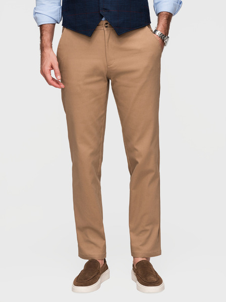 Ombre Clothing Herren-Chino-Hose SLIM FIT - hellbraun V2 P1524 Ombre Clothing