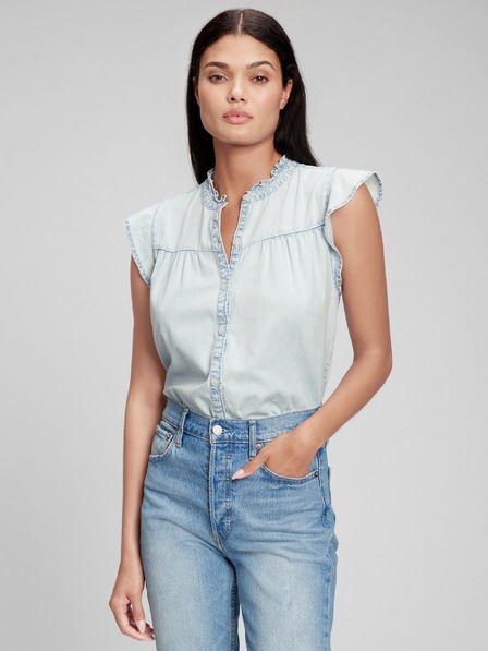GAP Bluse Top mit Volants GAP