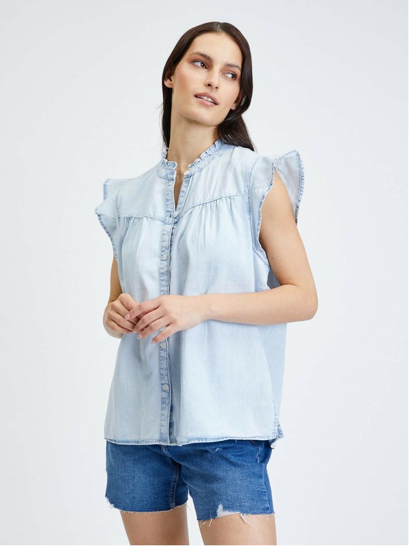 GAP Bluse Top mit Volants GAP