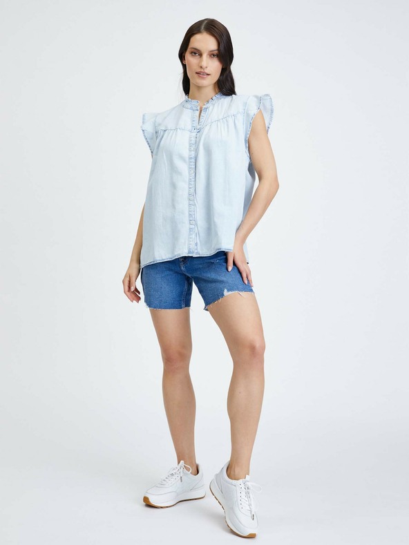GAP Bluse Top mit Volants GAP