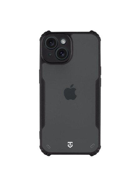 Tactical Tactical Quantum Stealth Hülle für Apple iPhone 15 Transparent/Schwarz