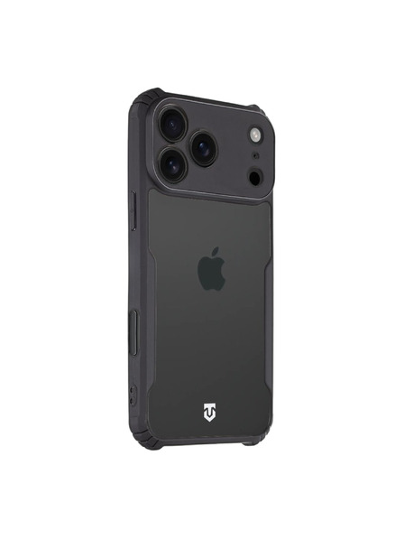 Tactical Tactical Quantum Stealth Hülle für Apple iPhone 17 Pro Max Transparent/Schwarz