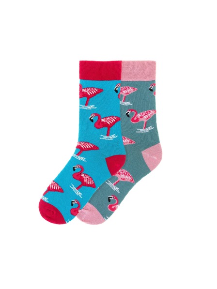 Funky Steps Funky Steps Damensocken-Set mit Flamingo-Motiv FSC125