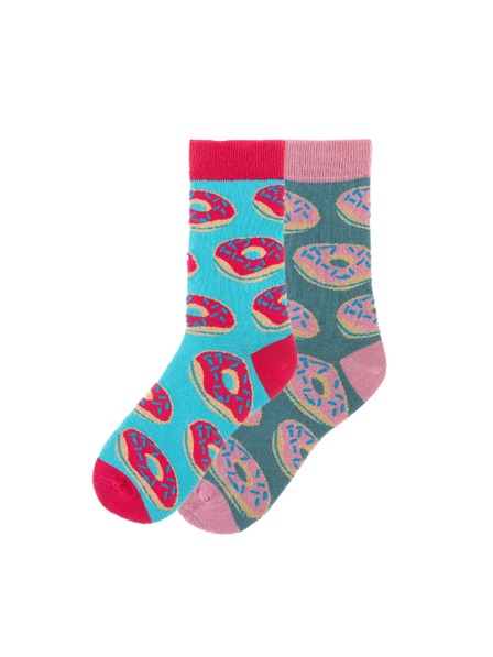 Funky Steps Funky Steps Damensocken-Set mit Donut-Motiv FSC273