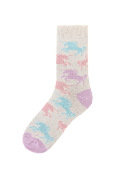 Funky Steps Funky Steps Damenstrümpfe mit Einhorn Motiv FCS106