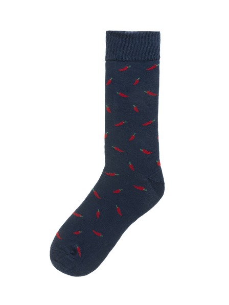 Funky Steps Funky Steps Herrenstrümpfe mit Chili Paprika Motiv FSC183