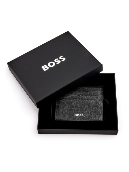 Hugo Boss Schwarzes Leder Kartenetui Hugo Boss Classic HLC416A