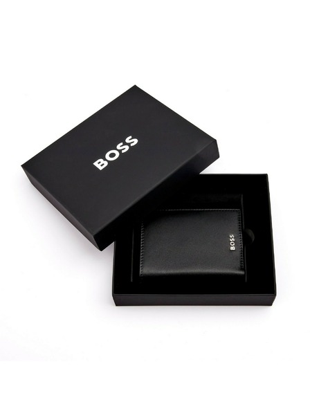 Hugo Boss Schwarzes Leder Kartenetui Hugo Boss Classic HLG403A