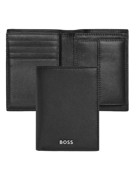 Hugo Boss Schwarzes Leder Kartenetui Hugo Boss Classic HLG403A