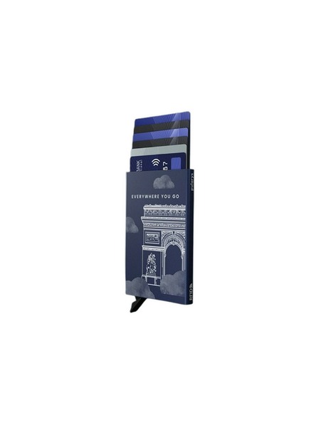 Pularys Dokumentenetui Pularys The Arch blau Aluminium 192710804