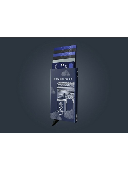 Pularys Dokumentenetui Pularys The Arch blau Aluminium 192710804