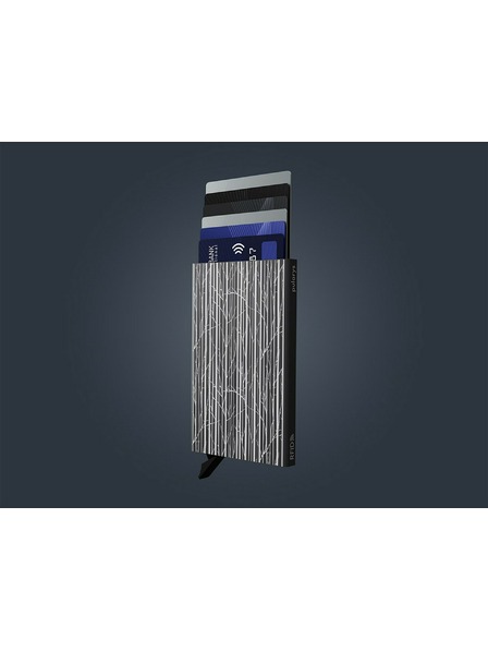 Pularys Dokumentenetui Pularys Winter Birches grau gebürstetes Aluminium 192315535