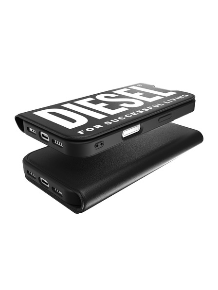 Diesel Diesel Etui für iPhone 16 mit Magsafe Schwarz-Weiß 60131