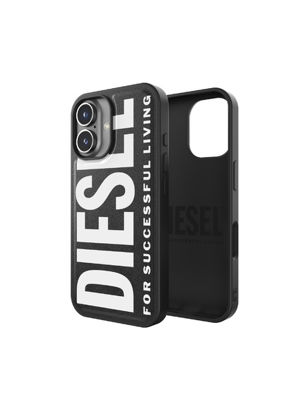 Diesel Diesel Schutzhülle für iPhone 16 mit Magsafe Schwarz-Weiß 60127