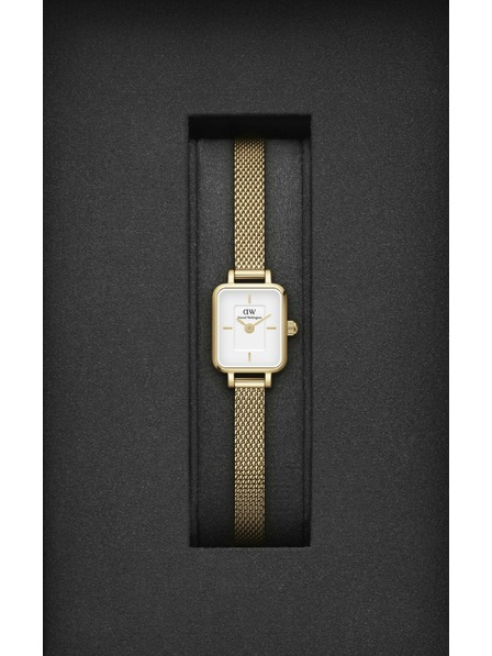 Daniel Wellington Damenuhr Daniel Wellington Quadro Mini Evergold DW00100725