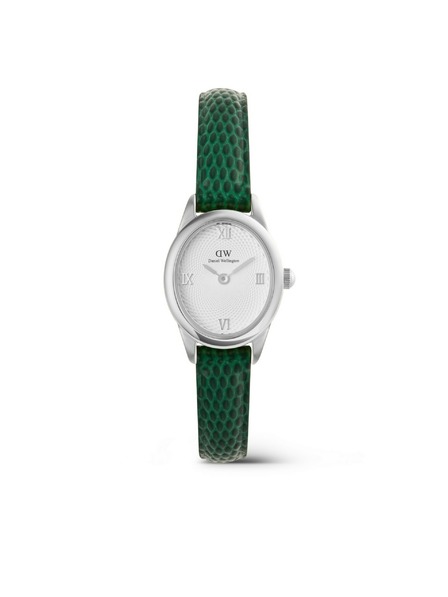Daniel Wellington Damenuhr Daniel Wellington Ophelia Mini Lizard Guilloché Leder DW00100889