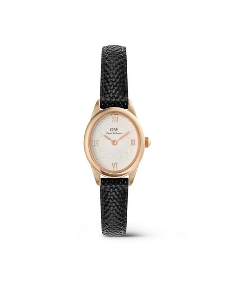Daniel Wellington Damenuhr Daniel Wellington Ophelia Mini Lizard Guilloché Leder DW00100893